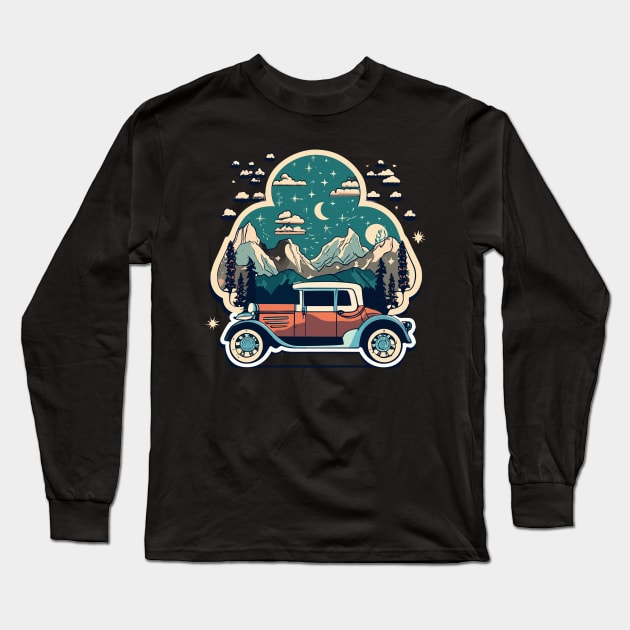 Ford Model T | Vintage Car Long Sleeve T-Shirt by kknows